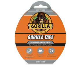 CINTA AMERICANA REFORZADA GORILLA TAPE PLATA